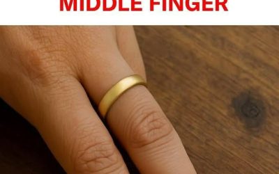 Il significato di indossare un anello al dito medio – Simbolismo, stile e cultura