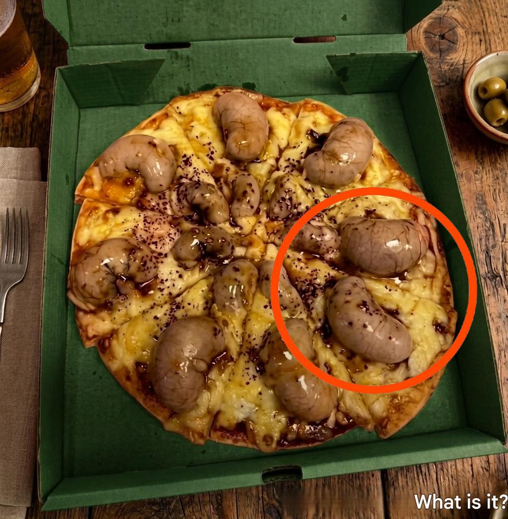 Le strane forme sulla mia pizza