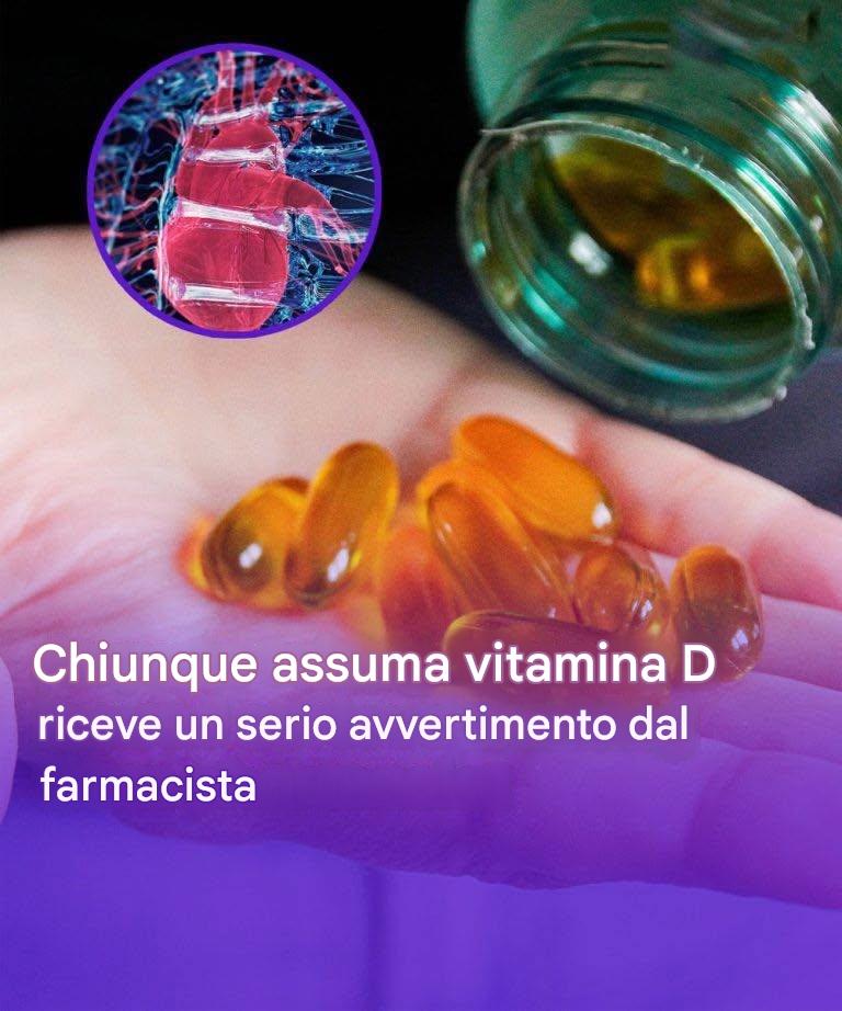 Un farmacista lancia un avvertimento a chi assume vitamina D