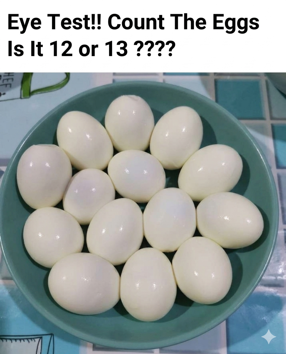 Riesci a contare le uova?