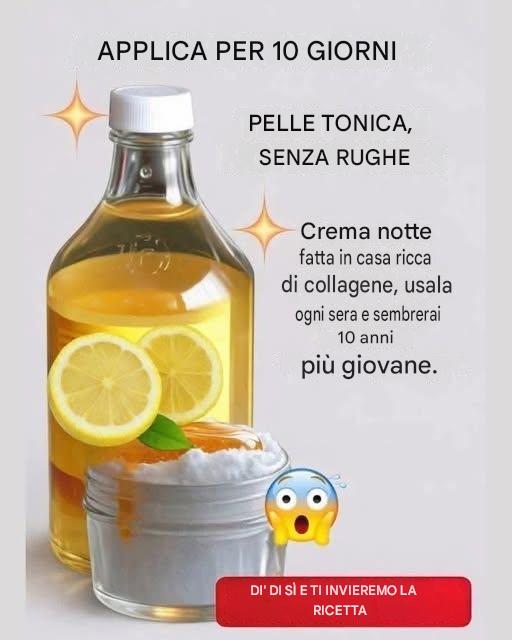 Crema notte fatta in casa per una pelle luminosa – Versione realistica