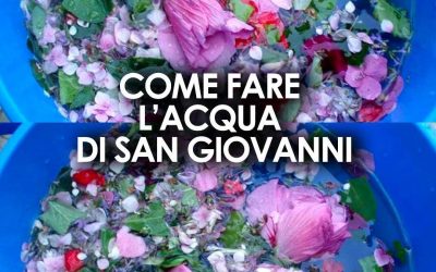 Cos’è l’acqua di San Giovanni